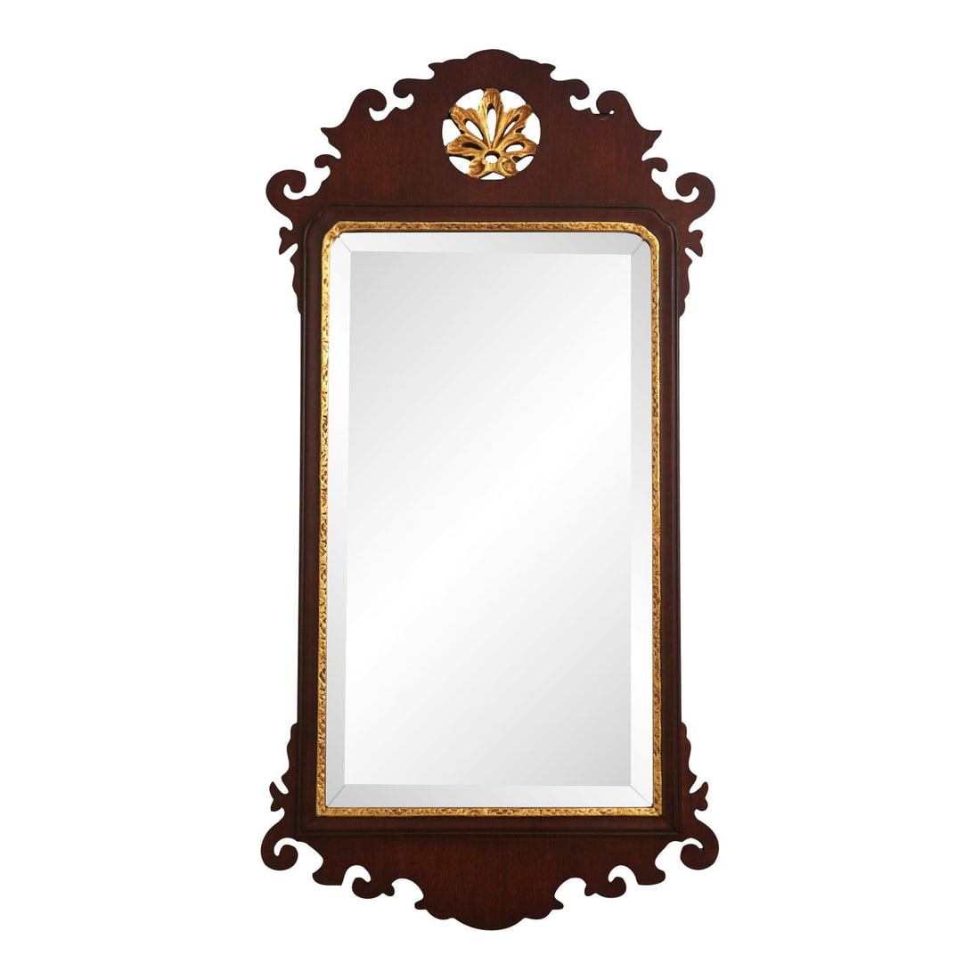 Mahogany Chippendale Style Mirror by Friedman Brothers (1 of 10)