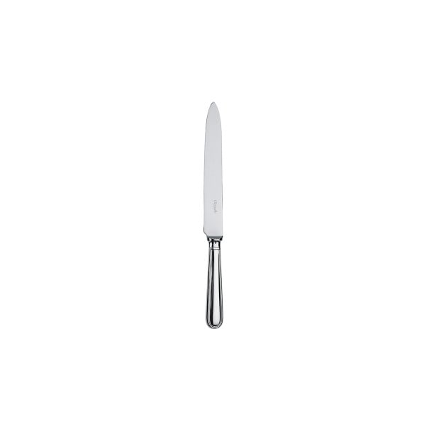 Christofle Albi Silverplate Carving Knife with Extended Handle: Christofle Albi Silverplate Carving Knife with Extended Handle Elevate your dining experience with this exquisite Albi carving knife by Christofle, a renowned French brand known for its fine silverwar