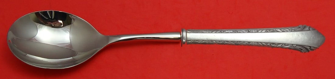 Alvin Chased Romantique Sterling Silver Casserole Spoon 11 1/4 Inch: Alvin Chased Romantique Sterling Silver Casserole Spoon 11 1/4 Inch This exquisite Serving Spoon is crafted from high-quality Sterling Silver and features the elegant Chased Romantique pattern by Alvi