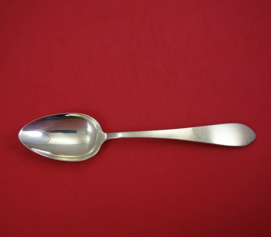 Dominick & Haff Pointed Antique Sterling Silver Serving Spoon 8 3/8 In (1 of 2)
