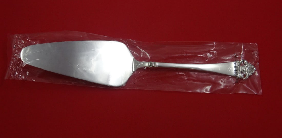 Robbe and Berking Rosenmuster Sterling Silver Cake Server 9 3/8 in (1 of 2)