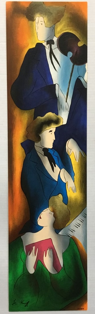 Linda Le Kinff Serigraph Sergio Paul Mary Signed Numbered Print With COA (1 of 3)