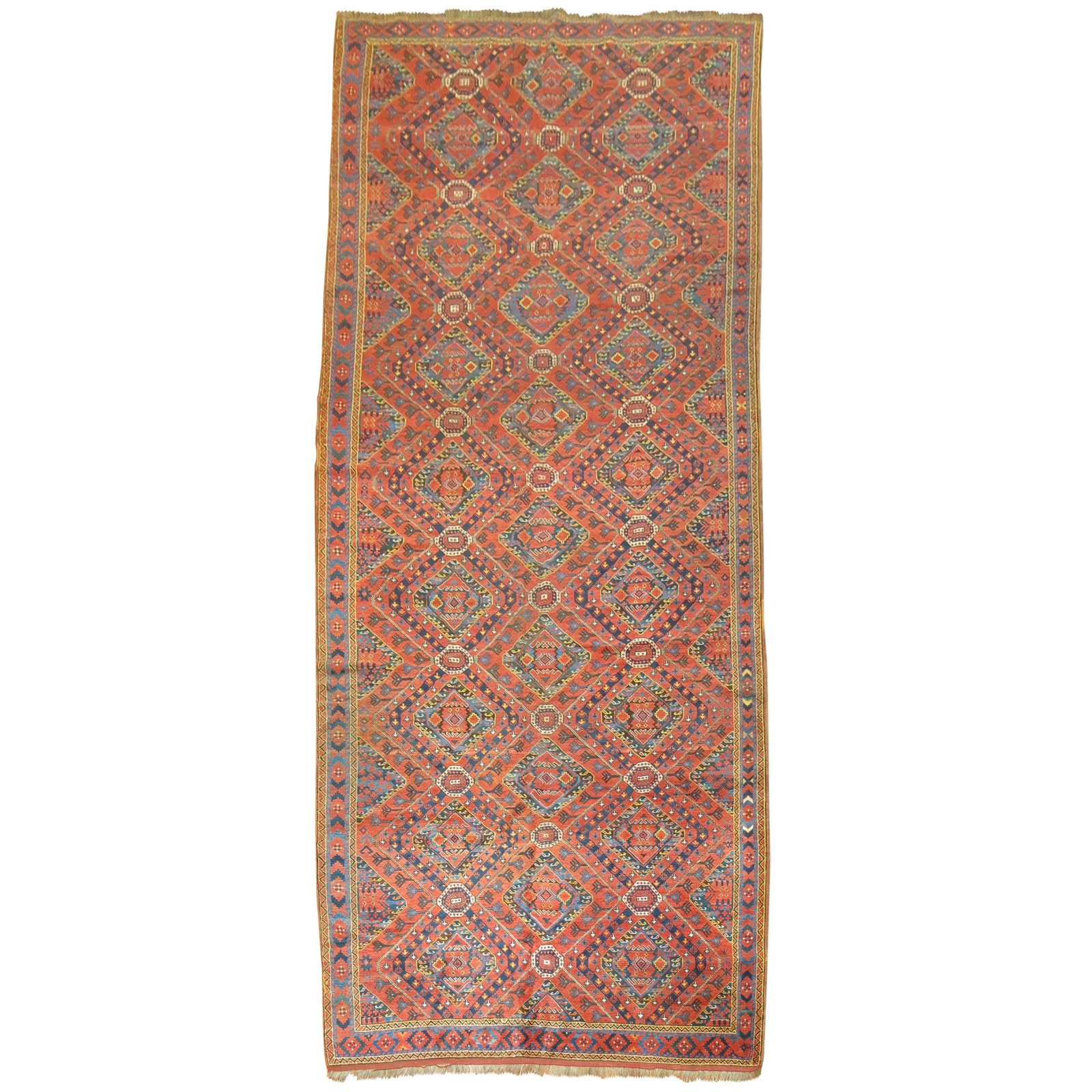 Tribal Turkmen Beshir Wool Hand Knotted Gallery Rug 73 x 159 (1 of 10)