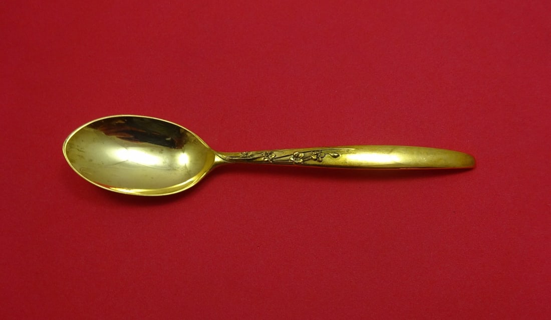 Lunt Summer Song Vermeil Sterling Silver Teaspoon 6 inch (1 of 1)