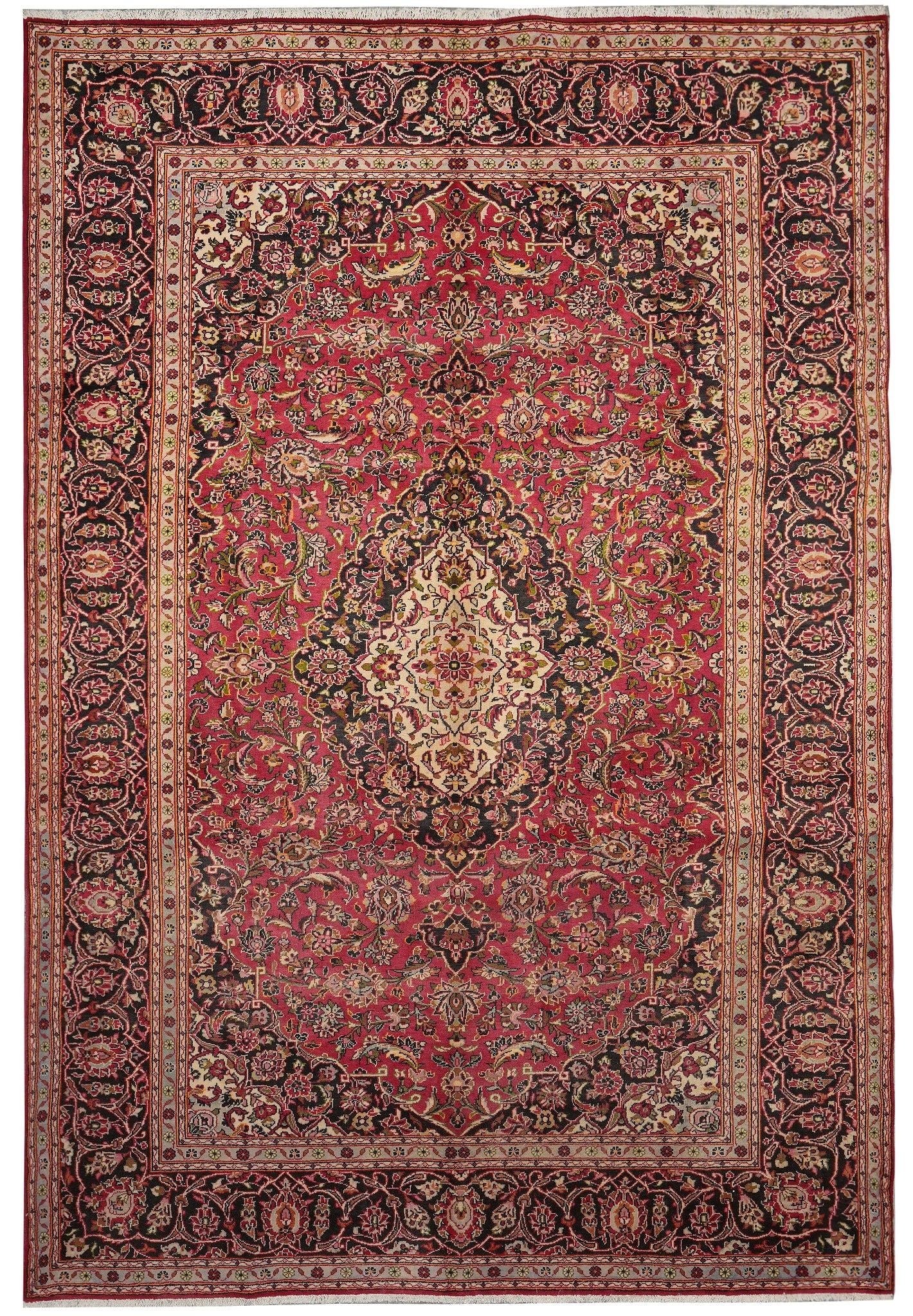 8.3 x 11.9 Authentic Persian Kashan Wool Rug Featured on Shark Tank: 8.3 x 11.9 Authentic Persian Kashan Wool Rug Featured on Shark Tank Free continental US Shipping This authentic Persian Kashan rug, measuring 8.3 x 11.9 feet, is expertly hand-knotted in Iran by skill