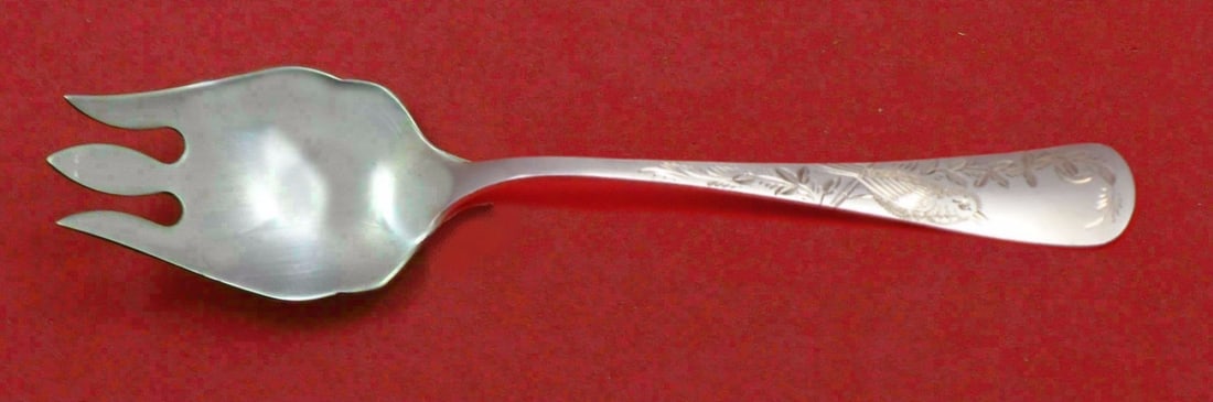 Gorham Nightingale Sterling Silver Custom Spork 5 3/4 Inches: Gorham Nightingale Sterling Silver Custom Spork 5 3/4 Inches This exquisite spork is part of the Nightingale pattern by Gorham, crafted from high-quality sterling silver. Measuring 5 3/4 inches, this 