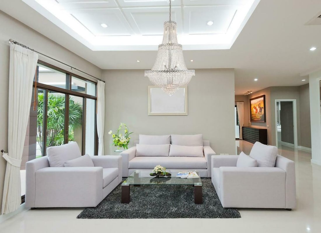 Century 17 Light Empire Crystal Chandelier Chrome 48 x 30 (1 of 10)