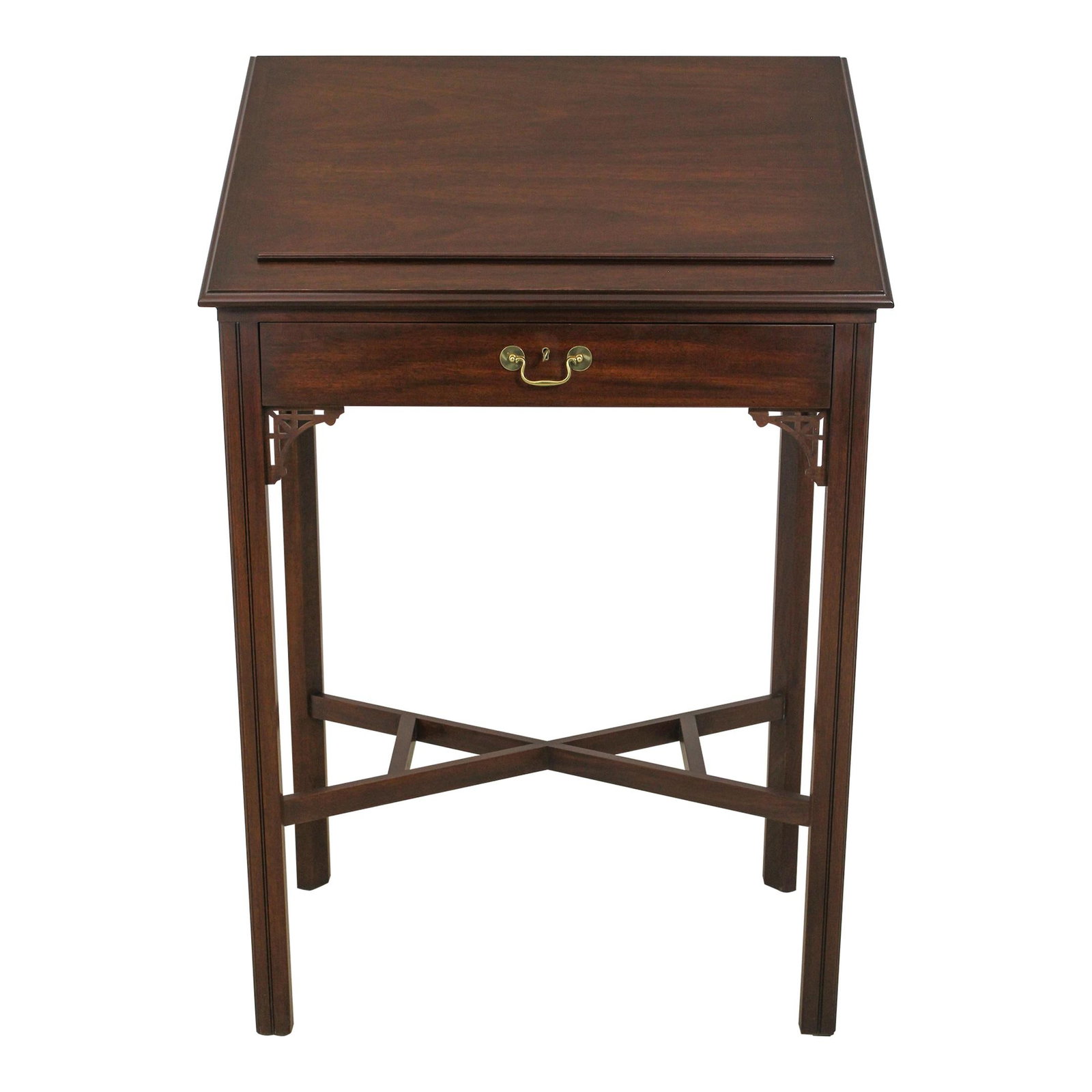 Henkel Harris Thomas Jefferson Monticello Chippendale Desk Model 300 Mahogany: Henkel Harris Thomas Jefferson Monticello Chippendale Desk Model 300 Mahogany Introducing the Henkel Harris Thomas Jefferson Monticello Architects Desk, a distinguished piece of furniture crafted circ