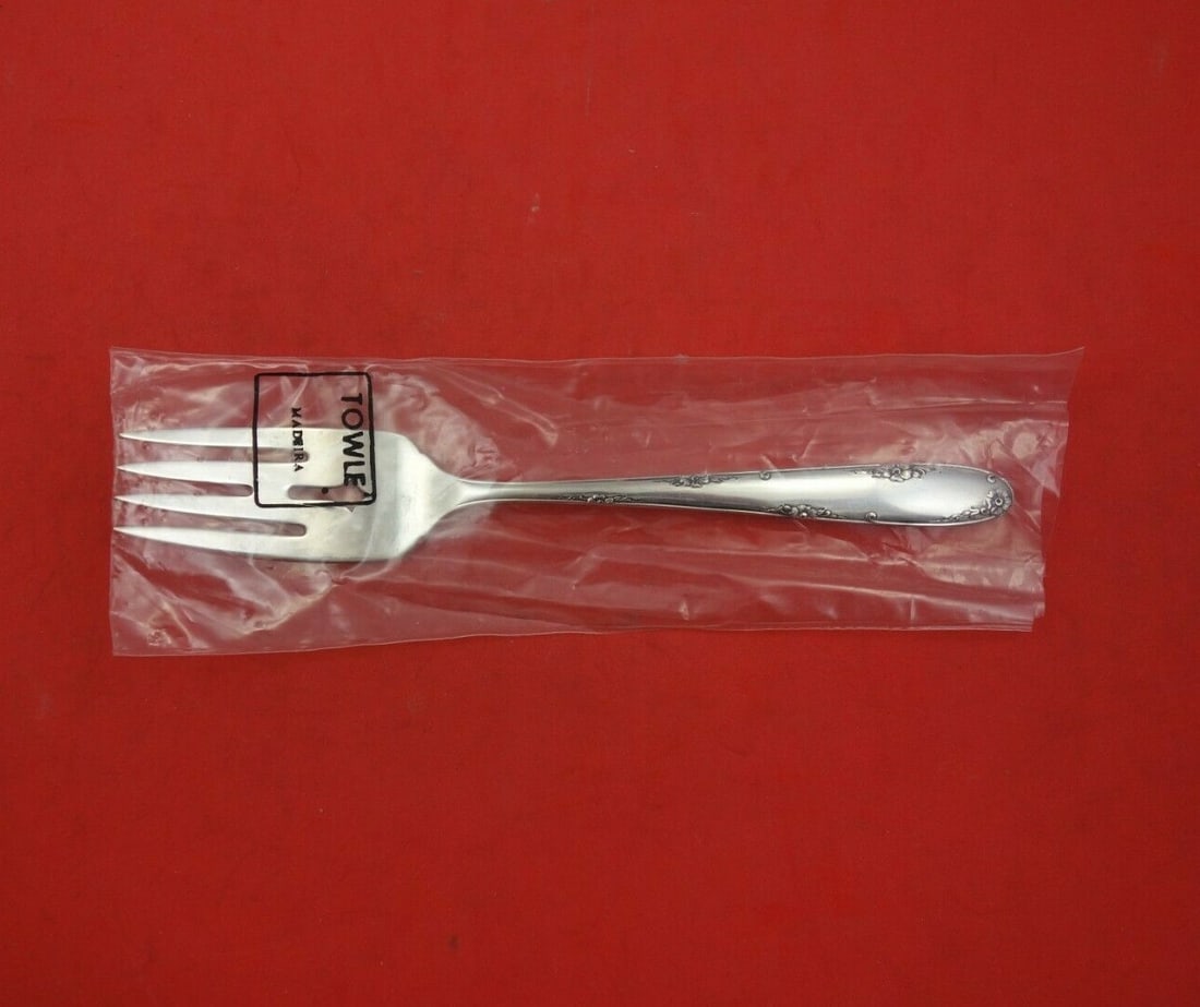 Towle Madeira Sterling Silver Salad Fork 6.5 New Flatware: Towle Madeira Sterling Silver Salad Fork 6.5 New Flatware Elevate your dining experience with this exquisite Madeira salad fork by Towle. Crafted from high-quality sterling silver, this 6 1/2" fork fe