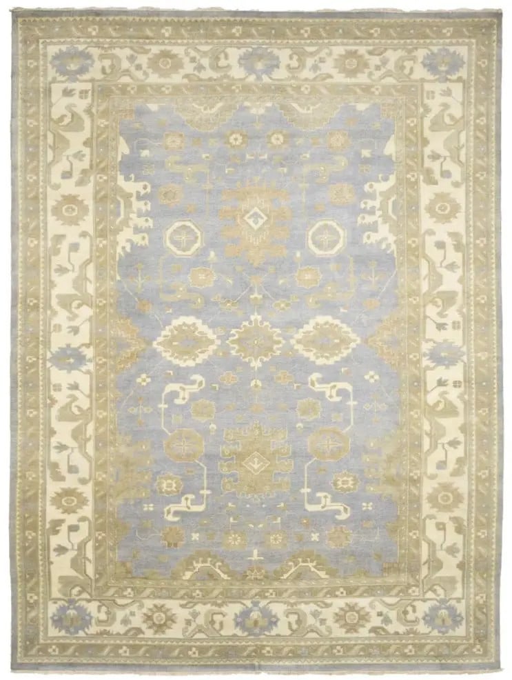 Extra Large Handmade Oushak Floral Area Rug 10'3 x 14'0 Wool Traditional Decor: Extra Large Handmade Oushak Floral Area Rug 10'3 x 14'0 Wool Traditional Decor Enhance your living space with this exquisite Extra Large Handmade Oushak Oriental Rug, measuring 10'3" x 14'0". Crafted 