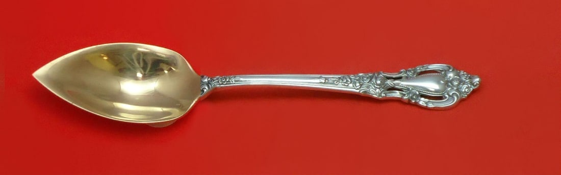 Lunt Eloquence Sterling Silver Custom Grapefruit Spoon 5 7/8": Lunt Eloquence Sterling Silver Custom Grapefruit Spoon 5 7/8" Sterling silver custom made grapefruit spoon in the Eloquence pattern by Lunt. The spoon measures approximately 5 7/8 inches and is not mo