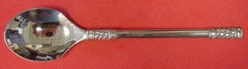 Wallace Aegean Weave Plain Sterling Silver Sugar Spoon 6 5/8 Inches: Wallace Aegean Weave Plain Sterling Silver Sugar Spoon 6 5/8 Inches This exquisite sugar spoon from Wallace features the elegant Aegean Weave Plain pattern and is crafted from high-quality sterling si