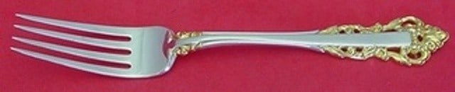 Gorham Medici New Golden Sterling Silver 8 Inch Dinner Fork (1 of 2)