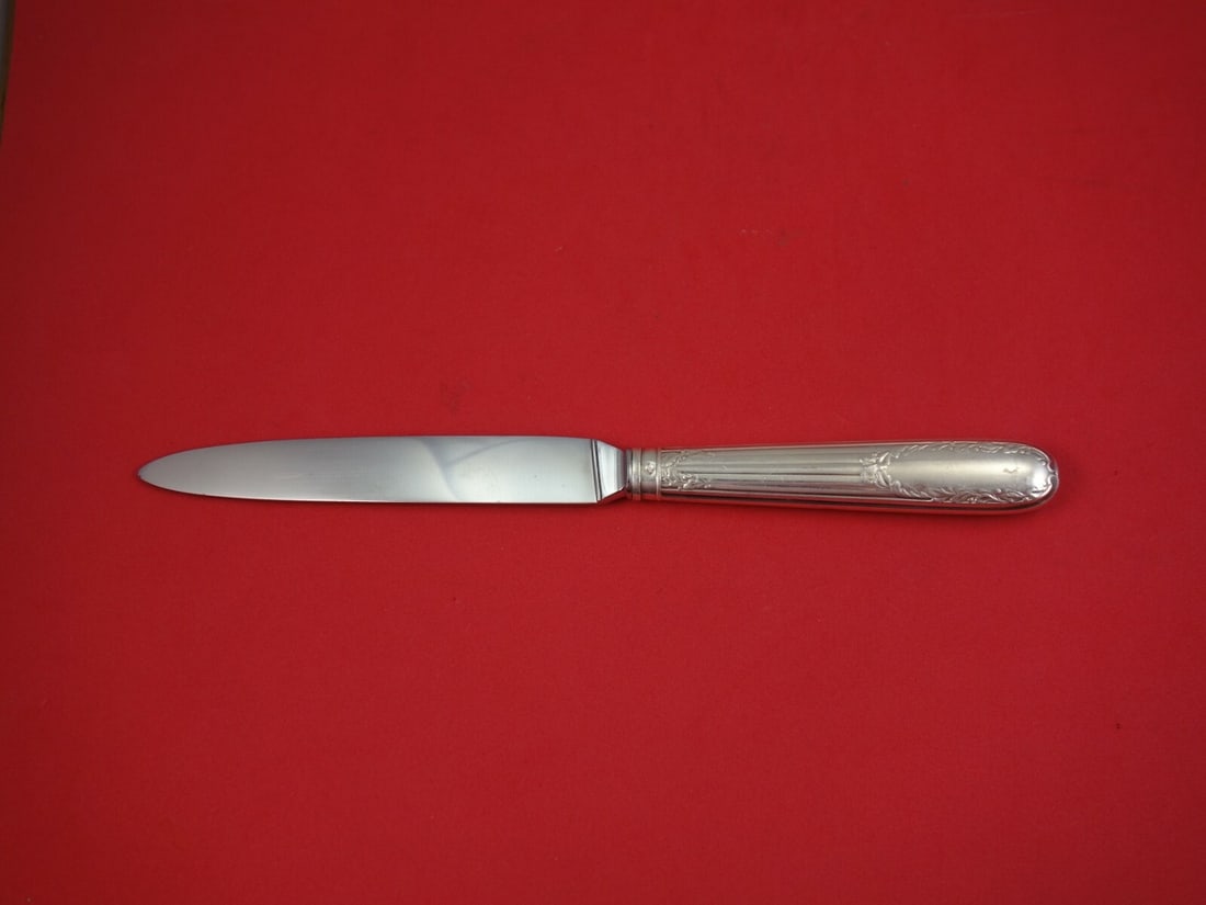 Puiforcat Segur Sterling Silver Pointed Dinner Knife 10 Inches (1 of 2)