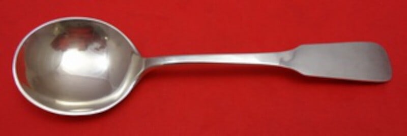 Old Newbury Crafters Moulton Sterling Silver Cream Soup Spoon 6 3/8" (1 of 1)