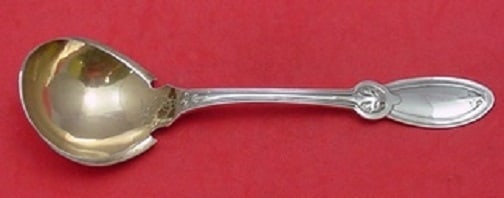 Whiting Gibney Sterling Silver Goldwashed Gravy Ladle 8 in (1 of 1)