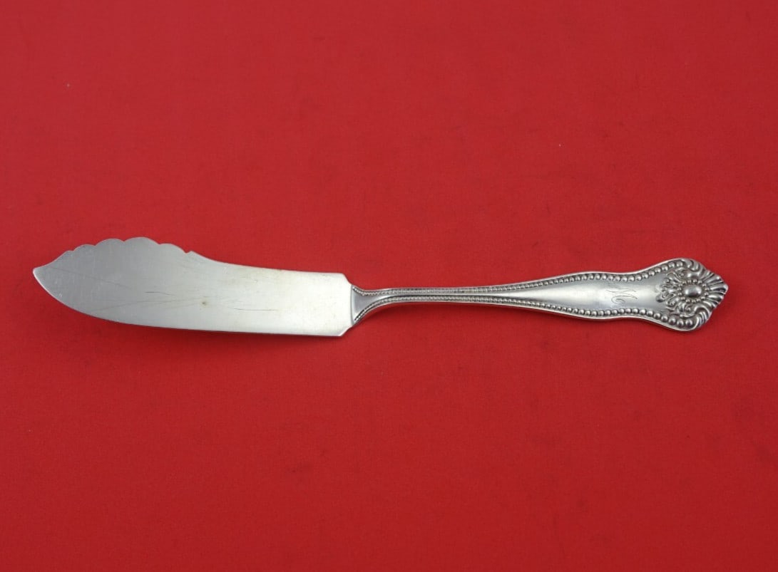 Lexington Master Butter Knife by Knowles 7 Inch Sterling Silver: Lexington Master Butter Knife by Knowles 7 Inch Sterling Silver This exquisite Lexington Master Butter Knife is crafted from high-quality sterling silver, showcasing the elegant Lexington pattern by K