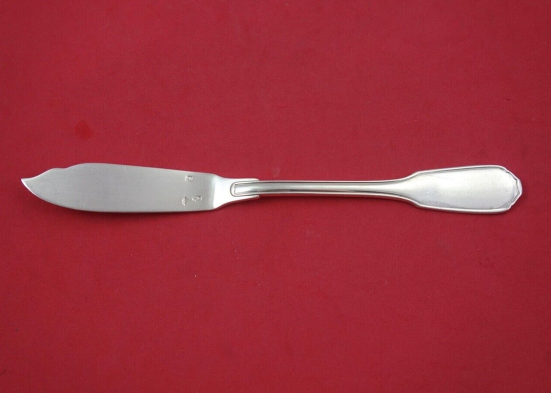 Christofle Germain Sterling Silver Fish Knife 8 1/4 Inch (1 of 2)