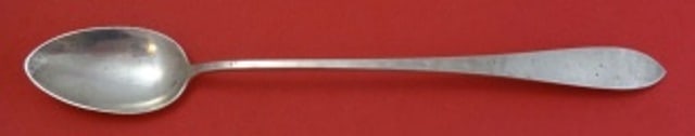Old Newbury Crafters Sterling Silver 13 Inch Platter Spoon: Old Newbury Crafters Sterling Silver 13 Inch Platter Spoon This exquisite platter spoon, crafted by Old Newbury Crafters in sterling silver, showcases a timeless design from the mid-19th century. Meas