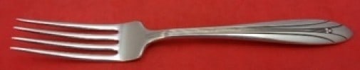 International Sterling Silver Elsinore Fork 7 1/4 Inch Flatware: International Sterling Silver Elsinore Fork 7 1/4 Inch Flatware This exquisite Elsinore fork by International is crafted from high-quality sterling silver, measuring 7 1/4" in length. The fork showcas