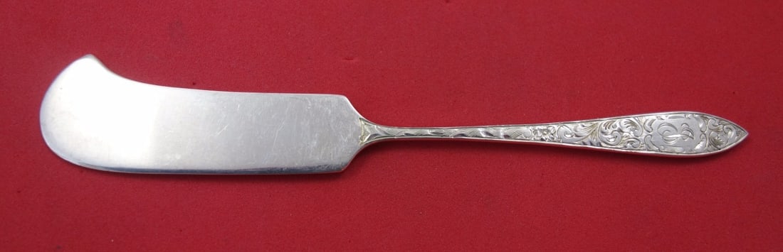 Schofield Lorraine Sterling Silver Butter Spreader 5.5 Inch Flat Handle (1 of 1)