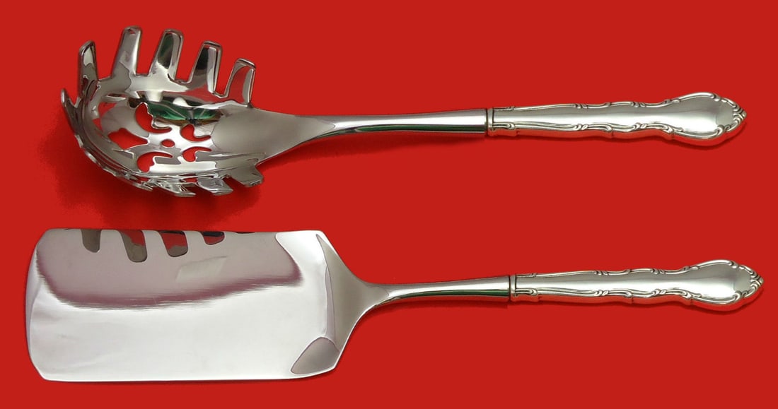 Gorham Andante Sterling Silver 2pc Italian Pasta Serving Set (1 of 2)