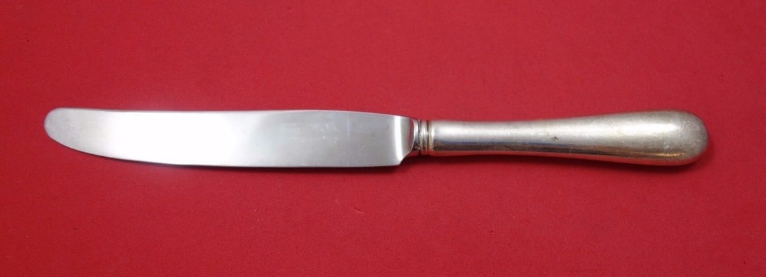 Worcester Rat Tail Sterling Silver Knife 8.75 Inch Flatware: Worcester Rat Tail Sterling Silver Knife 8.75 Inch Flatware This exquisite Rat Tail knife by Worcester features a sterling silver hollow handle paired with a durable stainless steel blade. Measuring 8