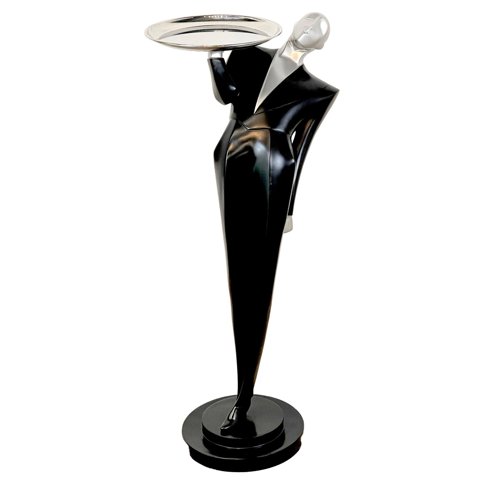 Lindsey B 1984 Le Garcon Mannequin Chrome Resin Modern Art England: Lindsey B 1984 Le Garcon Mannequin Chrome Resin Modern Art England Presenting the English Modern Chrome & Resin "Le Garcon" Mannequin by Lindsey B, an iconic piece from the late 20th century. Crafted 