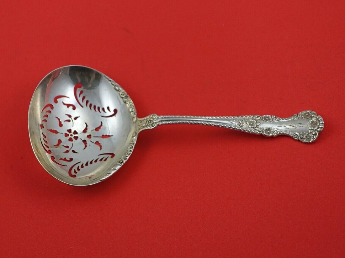 Gorham Cambridge Sterling Silver Sugar Sifter Pierced Bowl 6 1/4" (1 of 3)