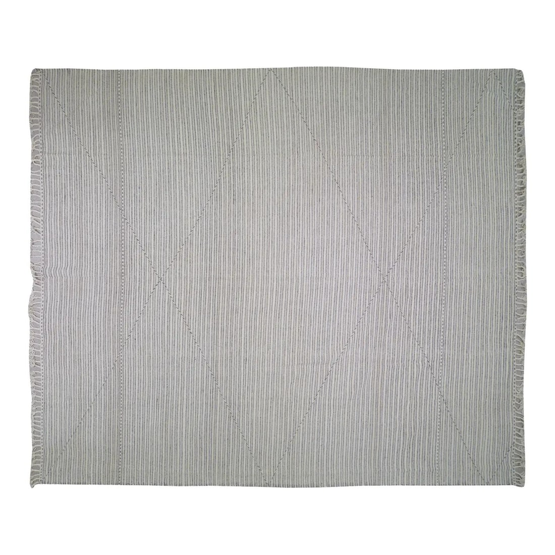 Turkish Oushak Wool Rug Hand Knotted Vintage 12'6" x 15' Natural Colors: Turkish Oushak Wool Rug Hand Knotted Vintage 12'6" x 15' Natural Colors This vintage Turkish Anatolian Oushak rug from the 1960s features a hand-knotted construction with natural colors, offering a so