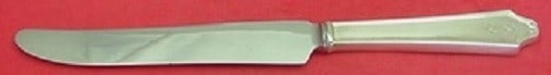 International Sterling Silver Dinner Knife Minuet Pattern 9 5/8 inches: International Sterling Silver Dinner Knife Minuet Pattern 9 5/8 inches This exquisite dinner knife features a sterling silver hollow handle and a durable stainless blade, elegantly crafted in the Minu
