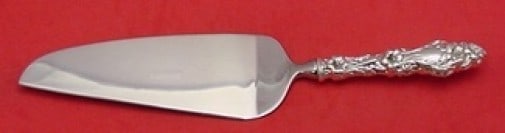 Whiting Lily Sterling Silver Pie Server Custom 10 1/8 Inch: Whiting Lily Sterling Silver Pie Server Custom 10 1/8 Inch This exquisite pie server, crafted by Whiting, features a beautiful Lily pattern and is made from sterling silver with a stainless steel blad