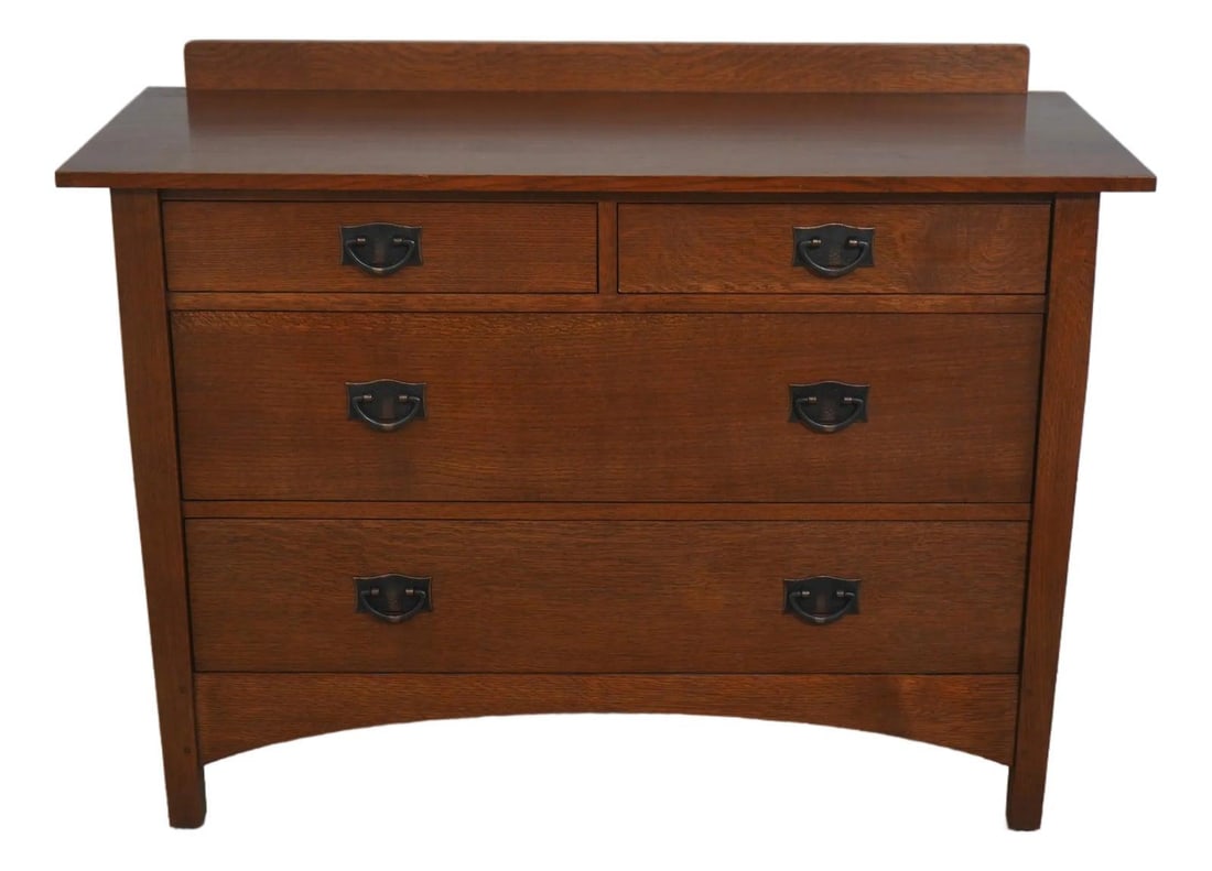 Stickley Oak Mission Dresser 5-Drawer Model 89-901 (1 of 10)