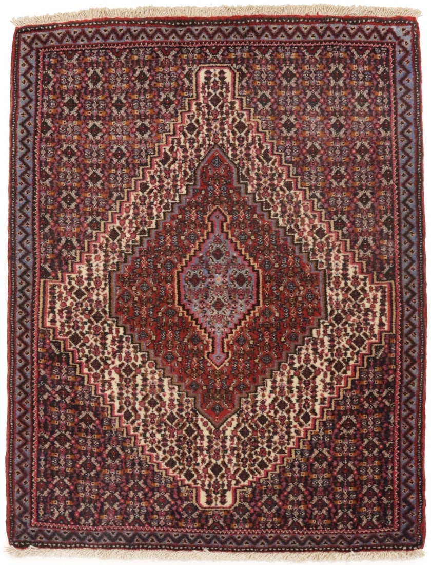 Vintage Tribal Geometric Wool Rug 3'3 x 2'6 Handmade 1970s: Vintage Tribal Geometric Wool Rug 3'3 x 2'6 Handmade 1970s Enhance your home decor with this Vintage Tribal Oriental Rug, featuring a striking geometric design. Measuring 3'3" x 2'6", this hand-knotte