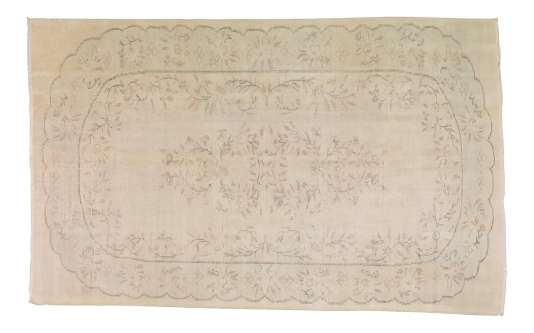 5'7 x 9' Fine Weave Anatolian Wool Rug with Natural Colors (1 of 7)