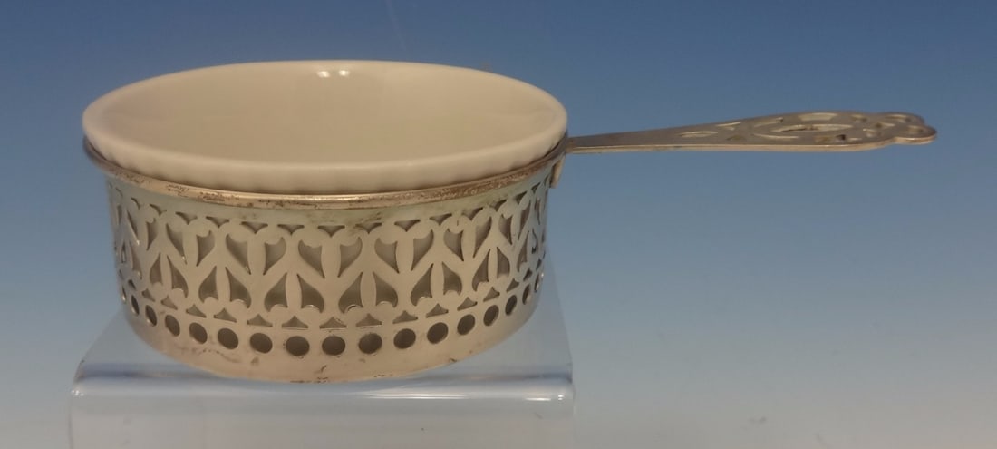 Heart Pierced Sterling Silver Ramekin with Lenox Liner by Gorham (1 of 5)