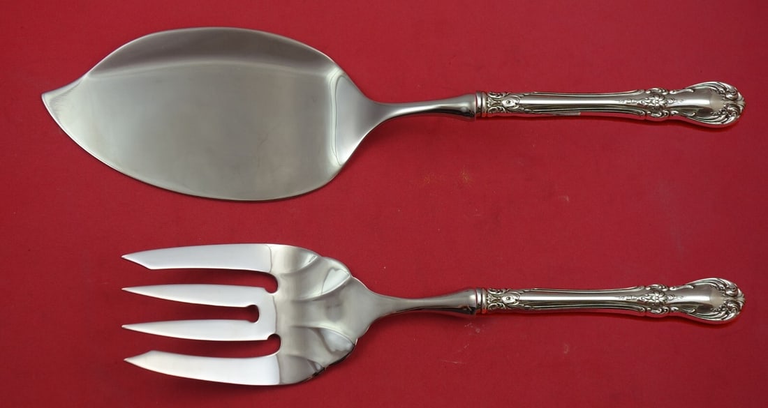 Towle Old Master Sterling Silver Salmon Serving Set 2-Piece (1 of 3)