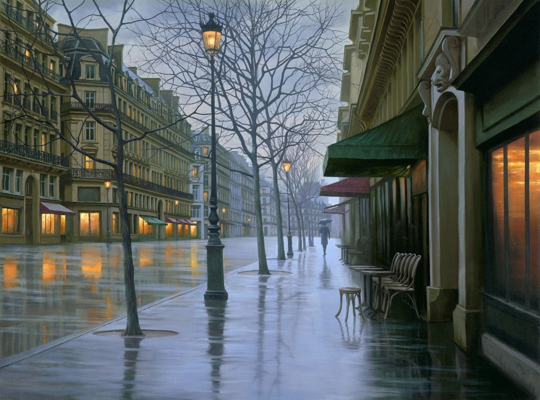 Alexei Butirskiy Rue de Louvre Signed Limited Edition Giclee Canvas Art: Alexei Butirskiy Rue de Louvre Signed Limited Edition Giclee Canvas Art Discover the stunning giclee print titled 'Rue de Louvre' by artist Alexei Butirskiy. This limited edition artwork showcases a c
