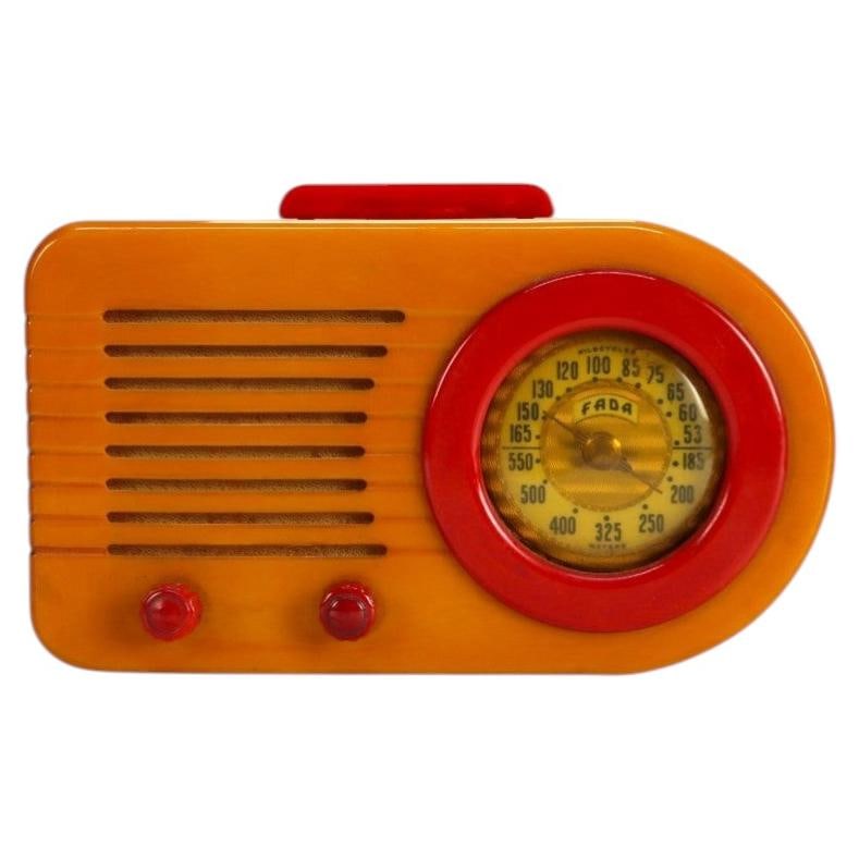 Signed Fada 1000 Bullet Catalin Radio Art Deco c1945 (1 of 11)