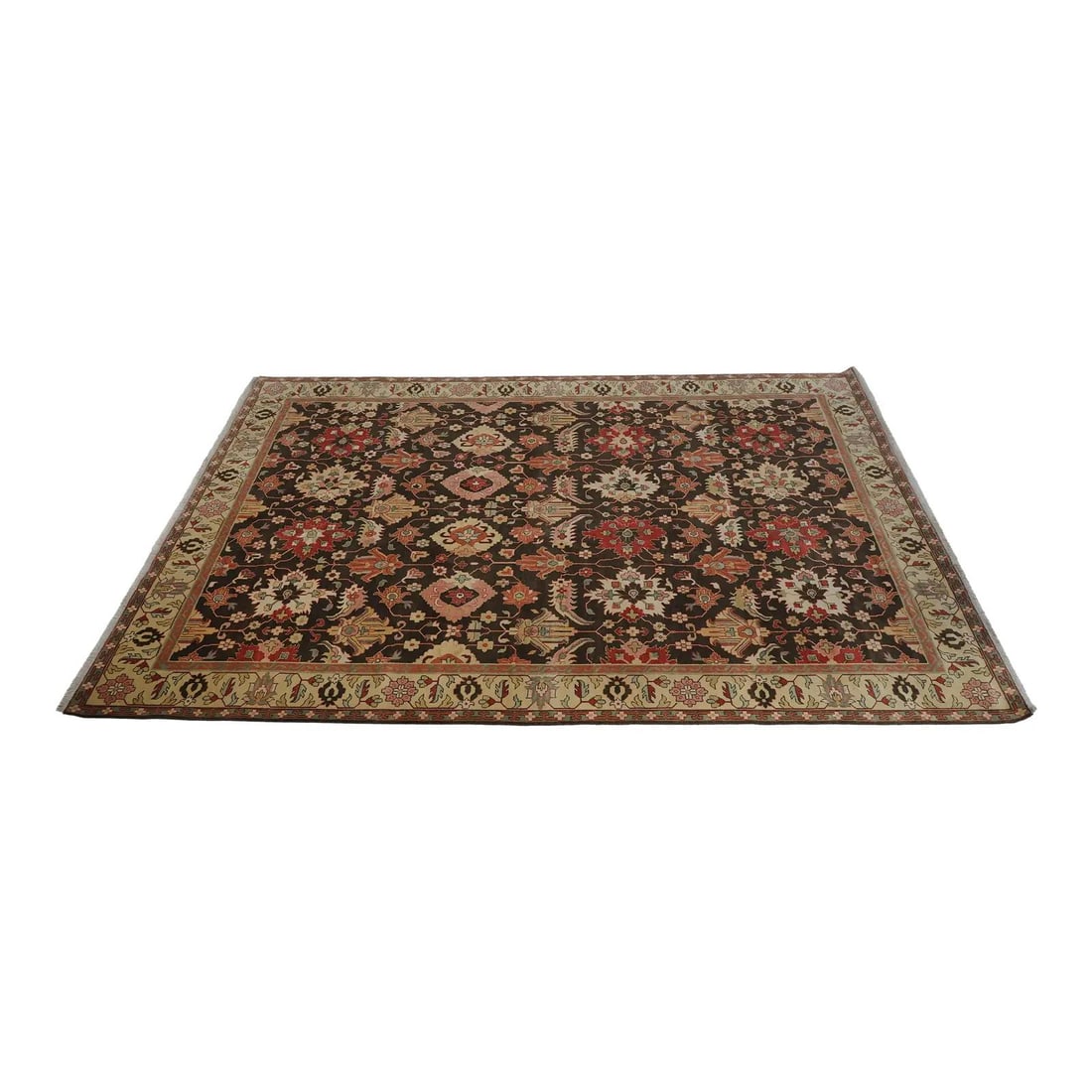 Obeetee Colonial Williamsburg Charcoal Area Rug 115 x 166 Inches: Obeetee Colonial Williamsburg Charcoal Area Rug 115 x 166 Inches This Obeetee Colonial Williamsburg rug features high-quality construction with a tightly woven design and vibrant colors on a charcoal 