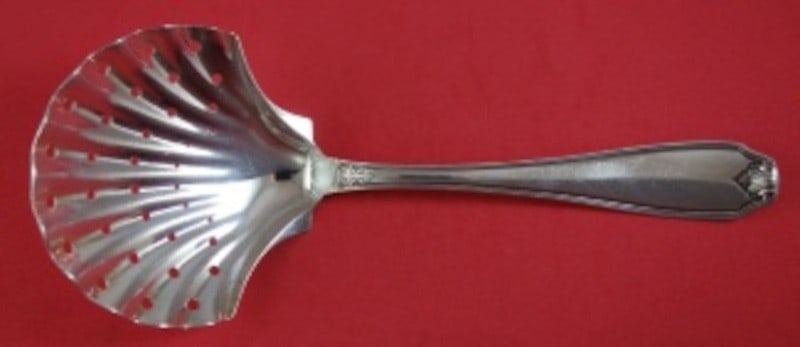 Buccellati Piedmont Sterling Silver Serving Spoon Shell Bowl 8 1/2" (1 of 1)