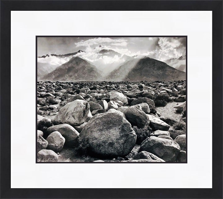 Ansel Adams Mount Williamson Sierra Nevada Framed Art Print 16x18 (1 of 1)