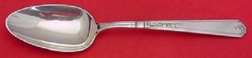 Gorham Princess Patricia Sterling Silver Serving Spoon 8 5/8 Inch: Gorham Princess Patricia Sterling Silver Serving Spoon 8 5/8 Inch This exquisite serving spoon from the Princess Patricia pattern, crafted by Durgin-Gorham, showcases the elegance of early 20th-centur
