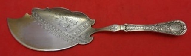 Shiebler Gipsy Sterling Silver Ice Cream Slice Brite-Cut 9 3/4" (1 of 1)