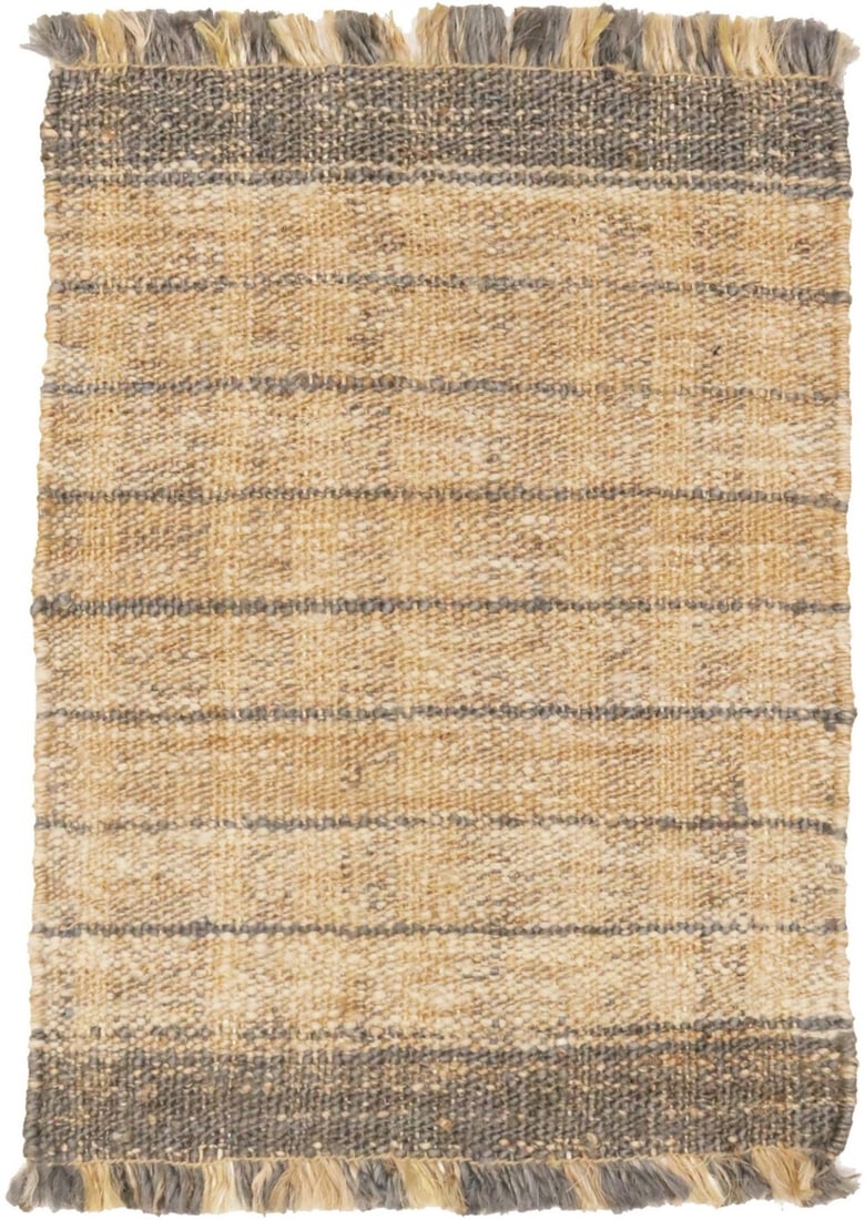 Small Handwoven Jute Sumak Geometric Modern Area Rug 2'0 x 3'0 (1 of 12)
