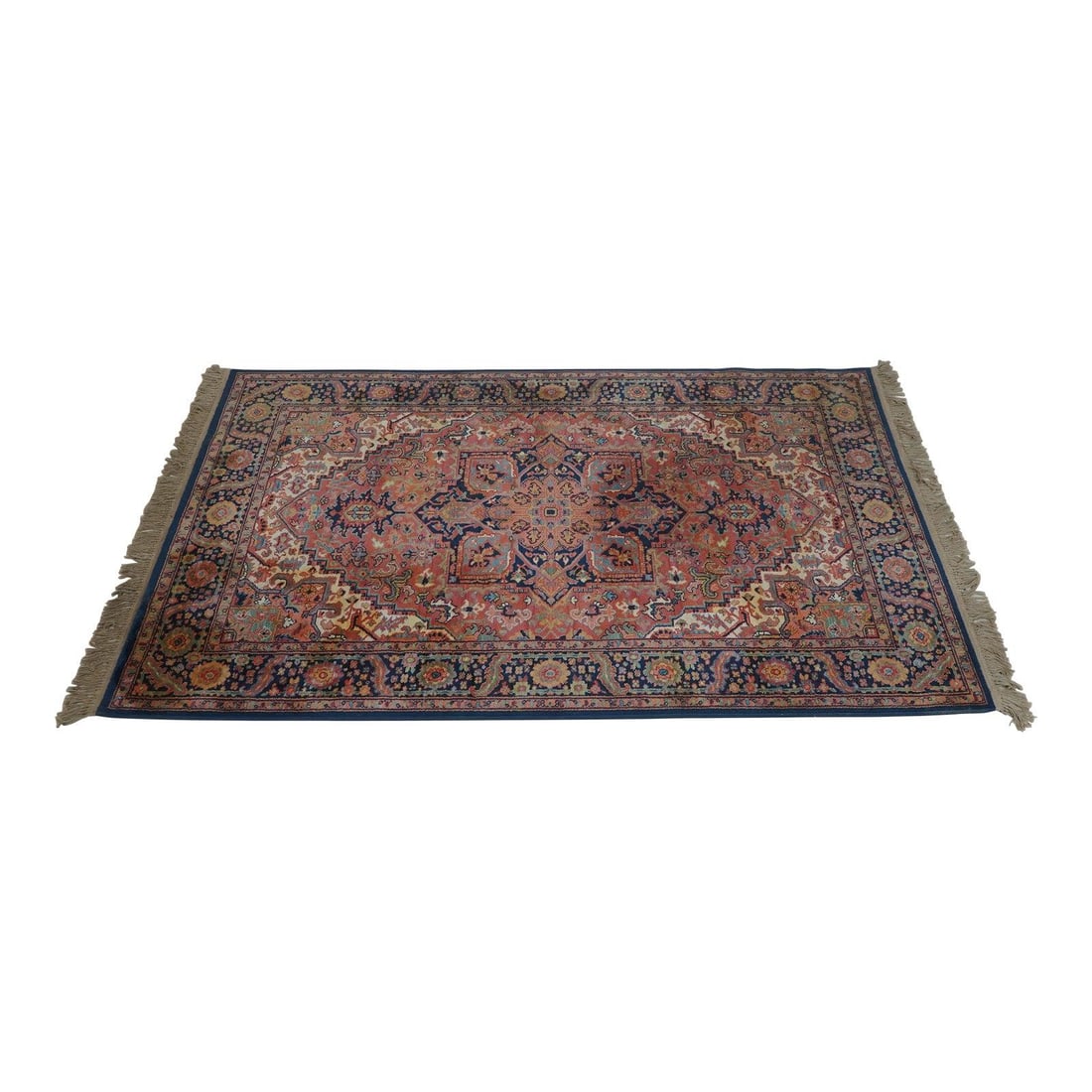 Pattern 726 Area Rug in Red Textile Approximately 6x9 Feet: Pattern 726 Area Rug in Red Textile Approximately 6x9 Feet This Karastan Pattern 726 area rug features vibrant colors and high-quality construction. Approximately 30 years old, it is pre-owned and sho