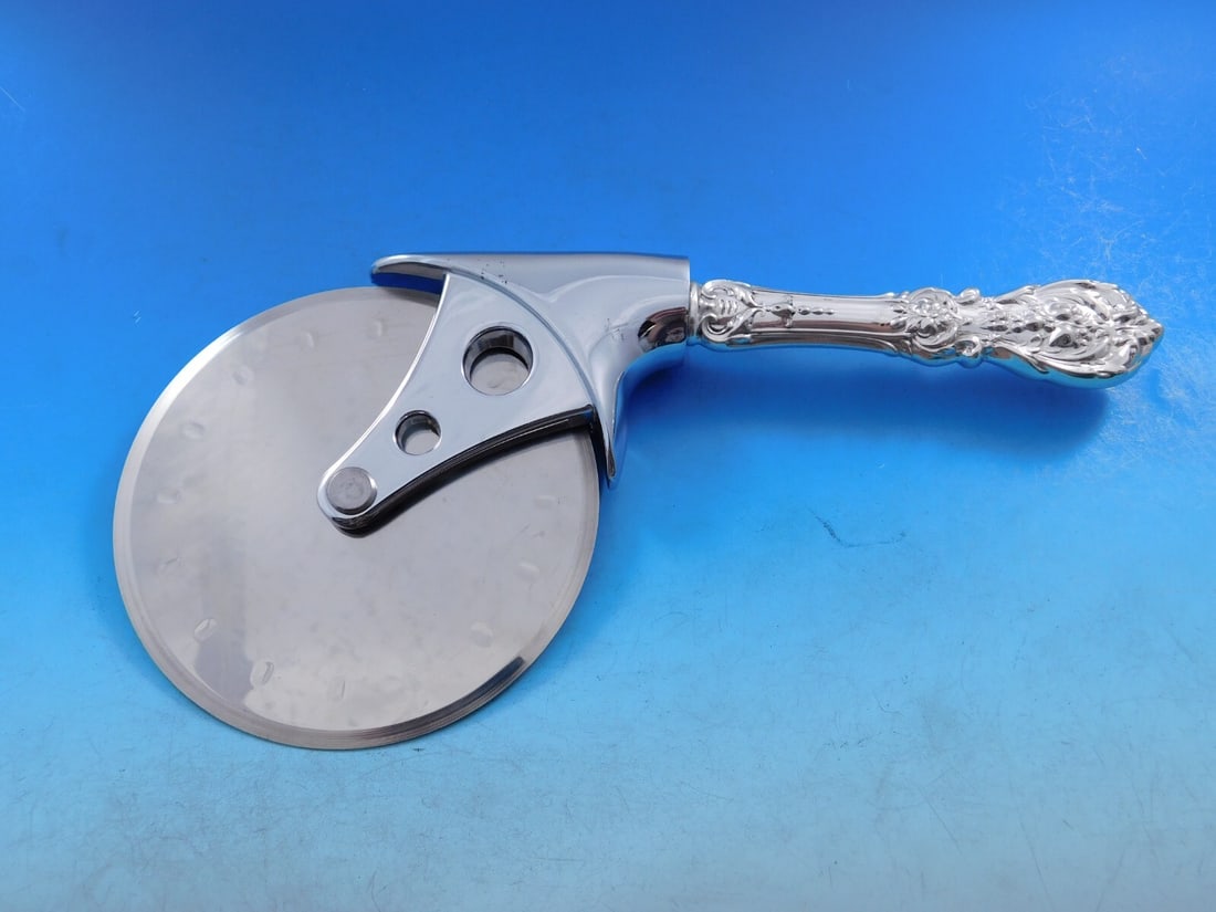 Reed & Barton Francis I Sterling Silver Custom Pizza Cutter 9.25" (1 of 8)