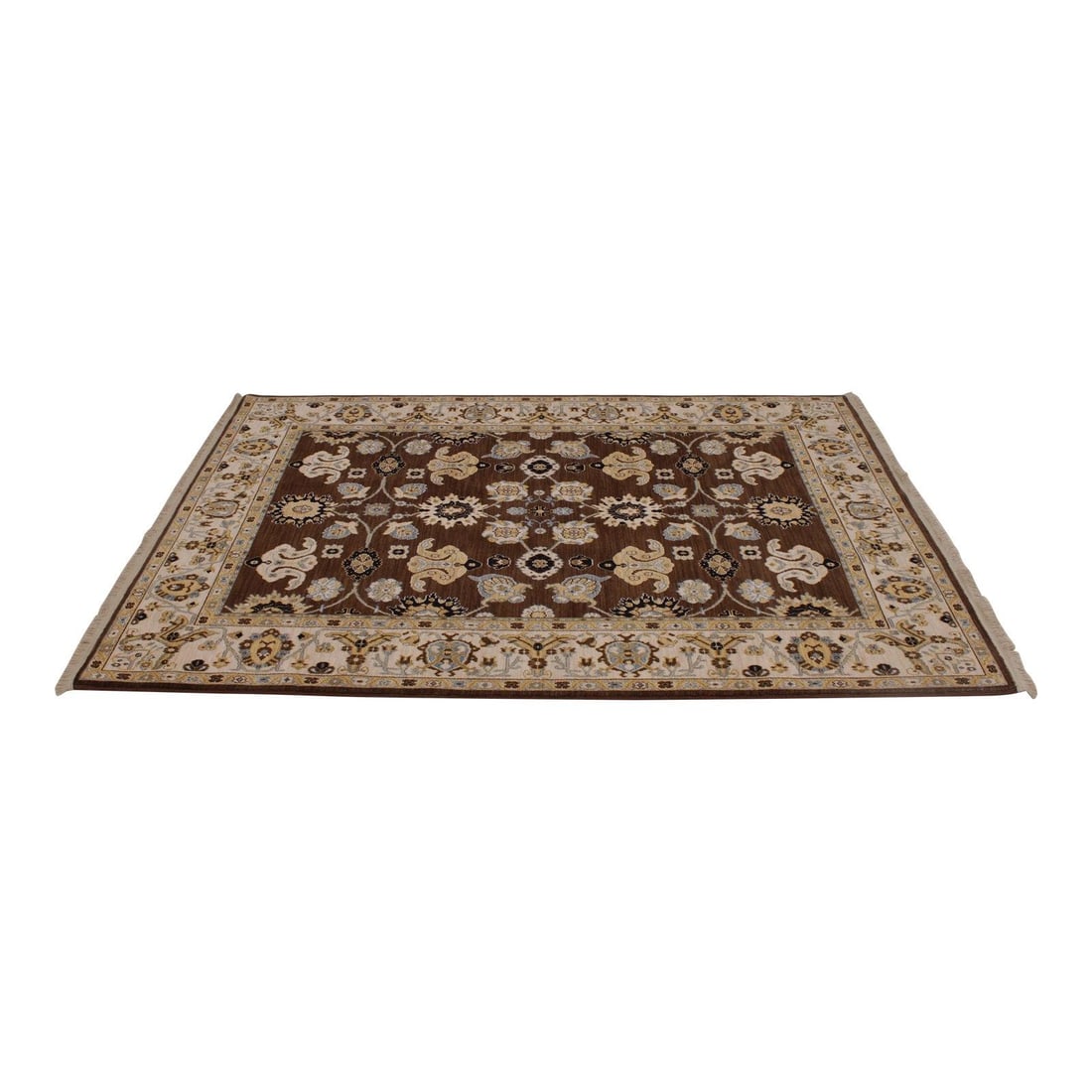 Karastan Stratford Mahogany Wool Area Rug 98.5 x 67.5 (1 of 10)