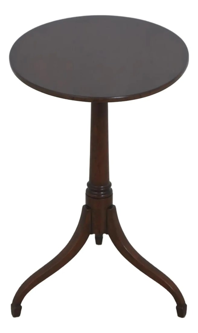 Colonial Williamsburg Oval Wood Tripod Table by Kittinger CW-135 (1 of 10)