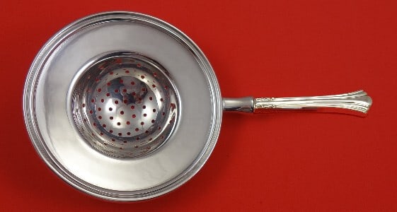 Reed & Barton Eighteenth Century Sterling Silver Tea Strainer Custom 7.5 Inch (1 of 2)